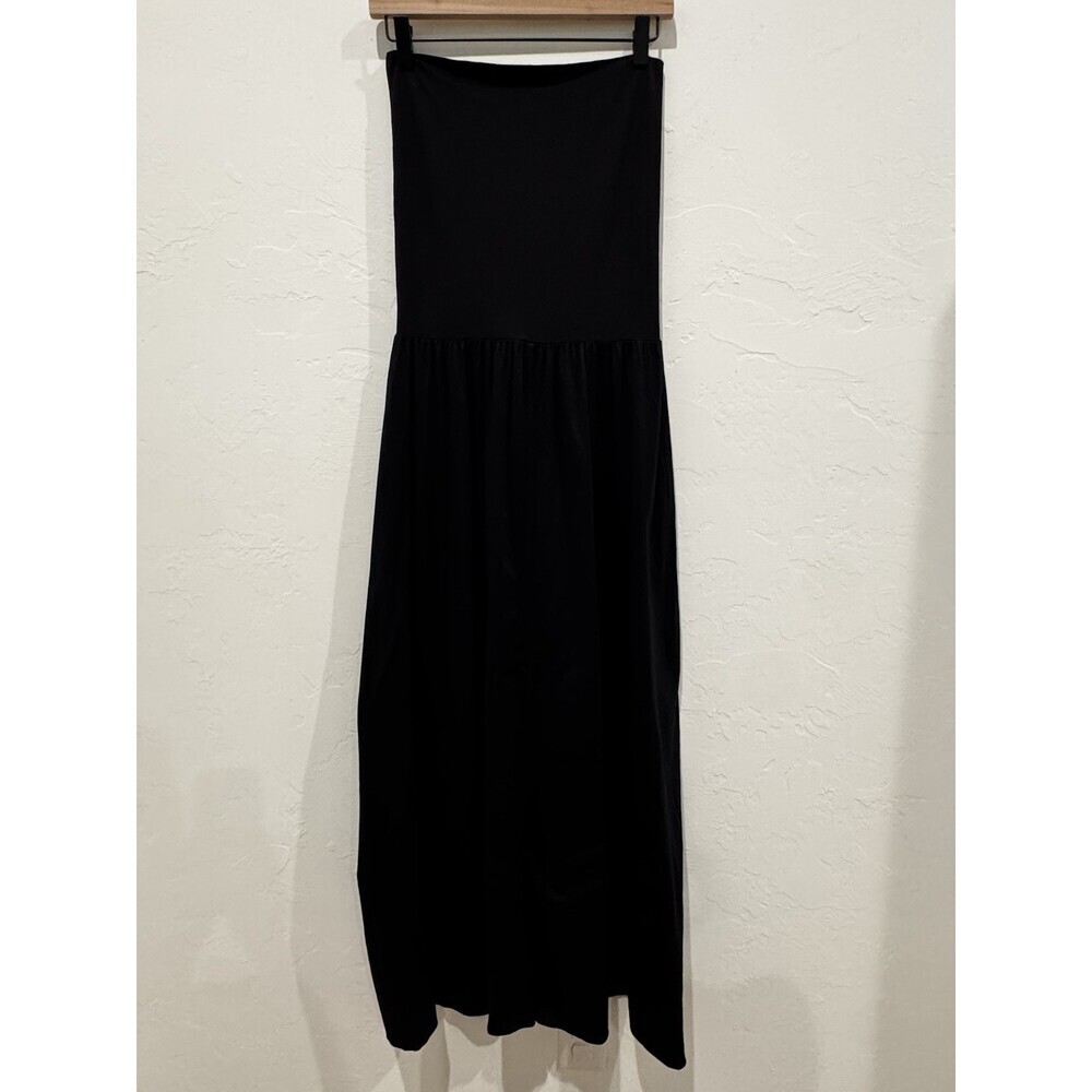 Eres Black Dress Stretchy Long Sleeveless Size M/L